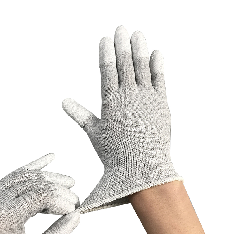 Sarung tangan pelapis jari nilon serat karbon pu