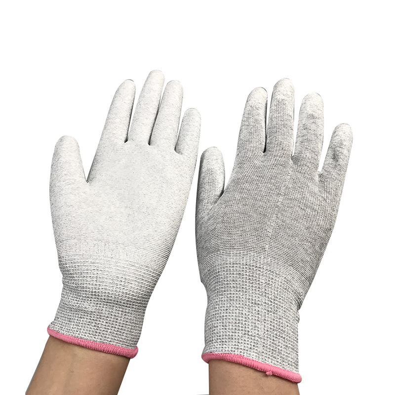 Sarung tangan pelapis nilon serat karbon ESD ESD PUT